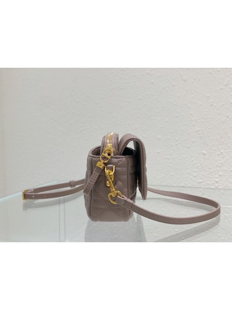 Dior Caro Pouch Supple Cannage Calfskin S525U Blush