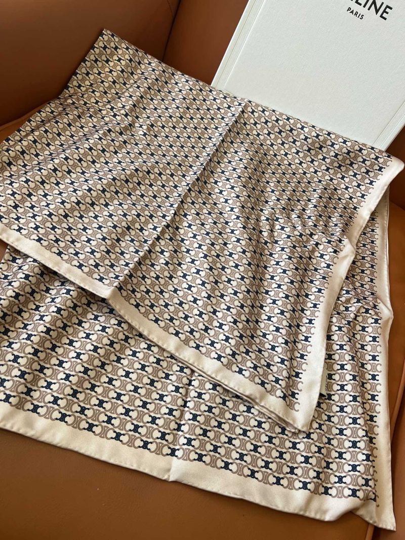 Celine TRIOMPHE Silk Scarf 90x90cm
