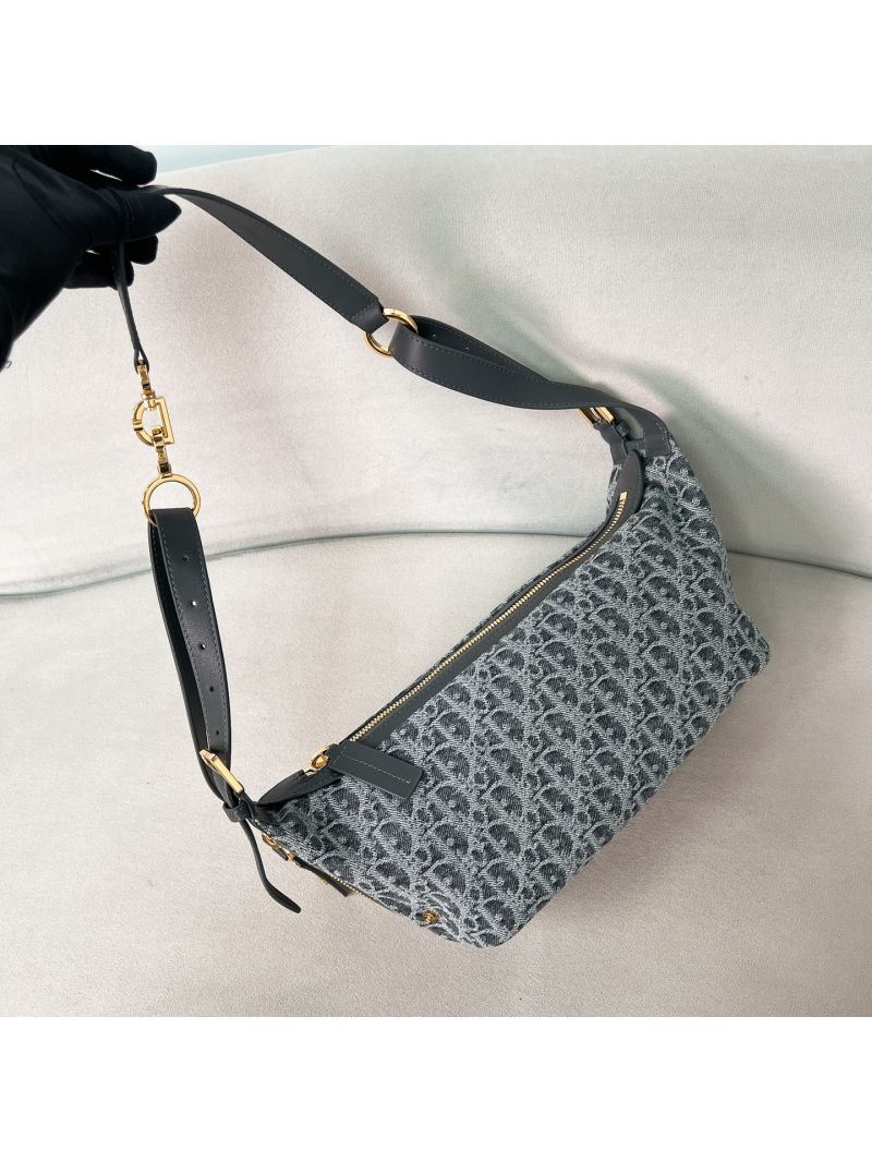 Dior D-Journey Bag in Blue Dior Oblique Jacquard M2416UTZQ_M928