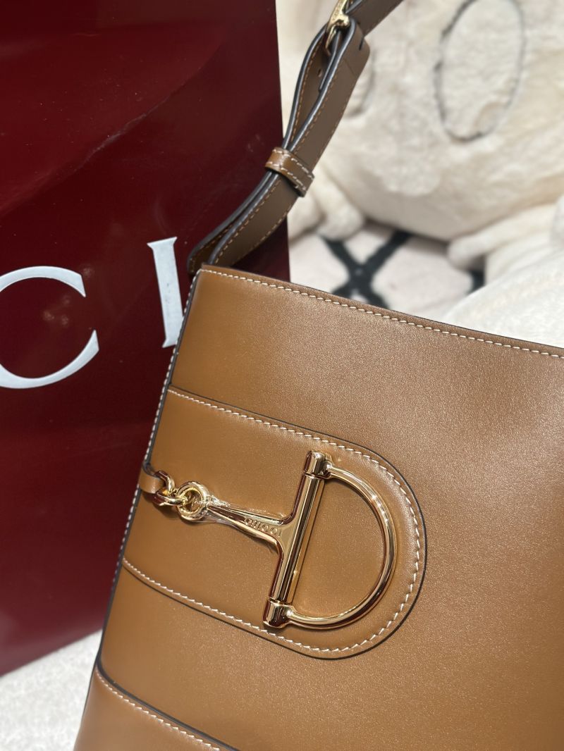 Gucci Horsebit 1955 Small Bucket Bag in Leather Brown 782875