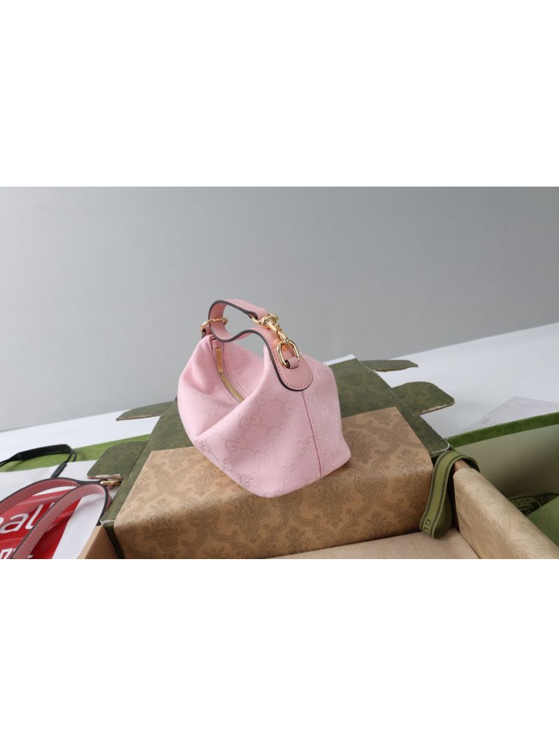 Gucci Vanity Mini Bag in Pink GG Canvas Pink 861774 AAF09 6843