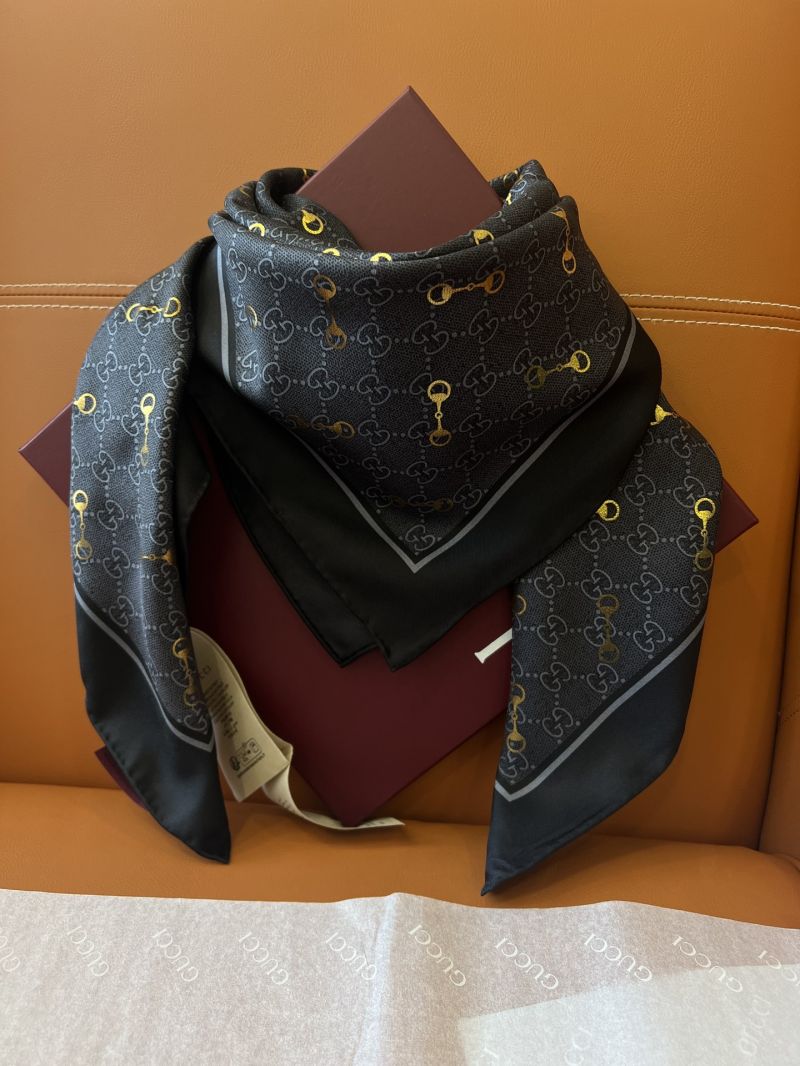 Gucci Horsebit Silk Scarf 90x90cm