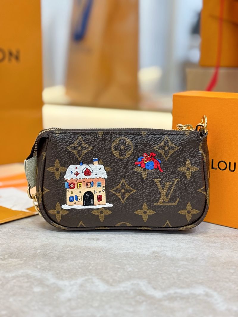 Louis Vuitton Mini Pochette Accessoires in Monogram Canvas Brown M15328