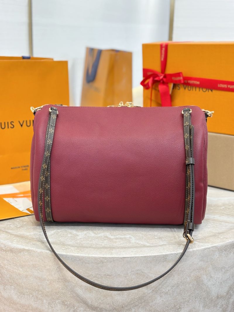 Louis Vuitton Express MM in Calfskin Leather Carmin Red M27689