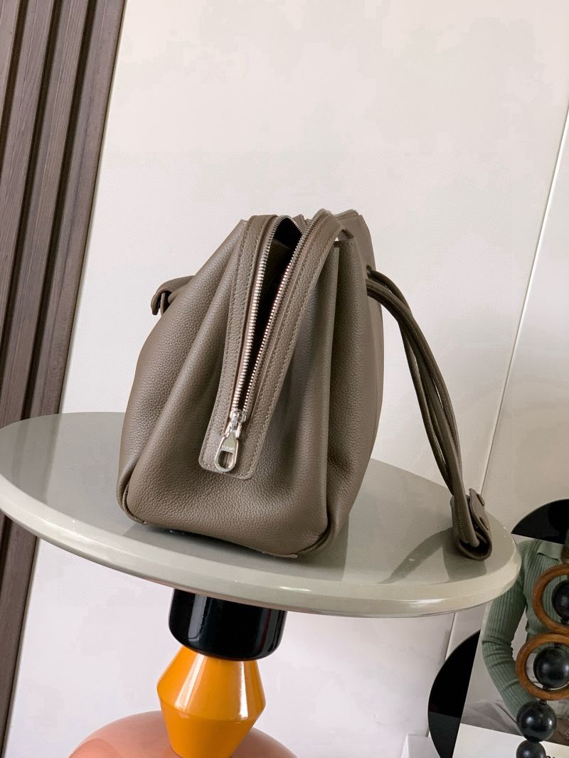 Loewe medium Madrid in Soft Grained Calfskin Taupe AACOAB1X05