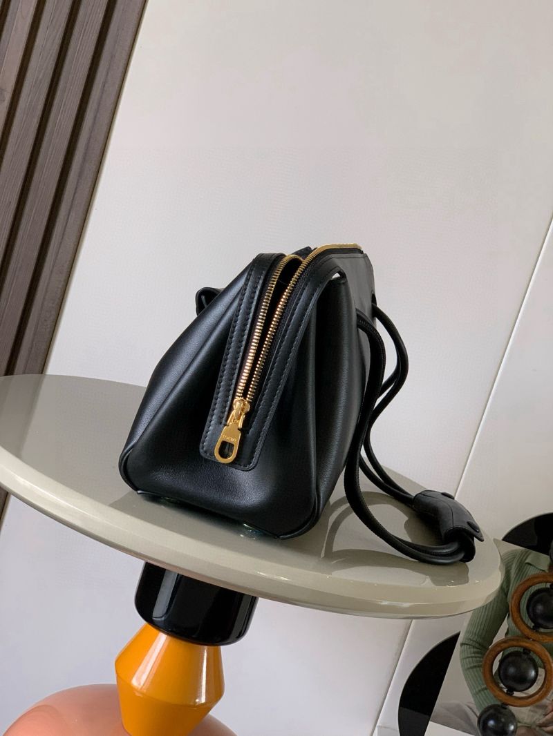 Loewe small Madrid in Supple Calfskin Black AANBAB2X01