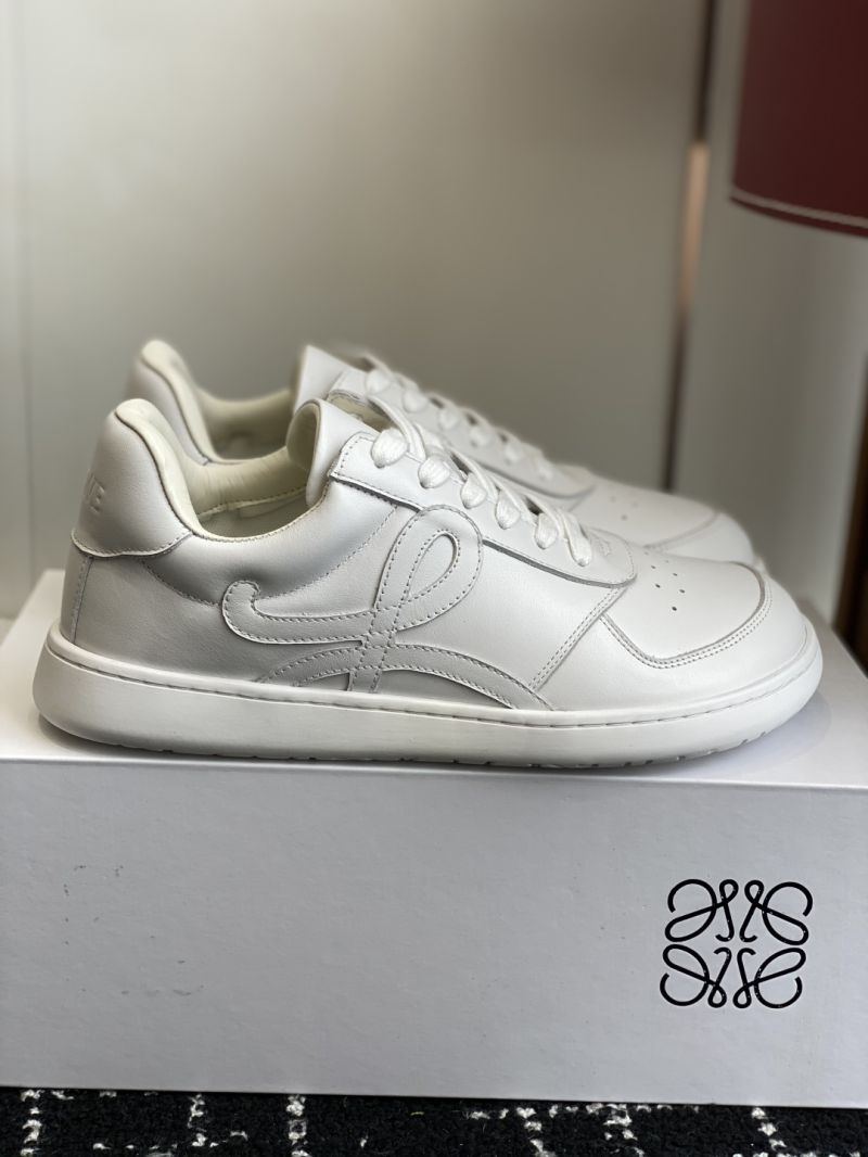 LOEWE JAMBO SNEAKER IN SOFT GRAINED CALFSKIN M816282 WHITE