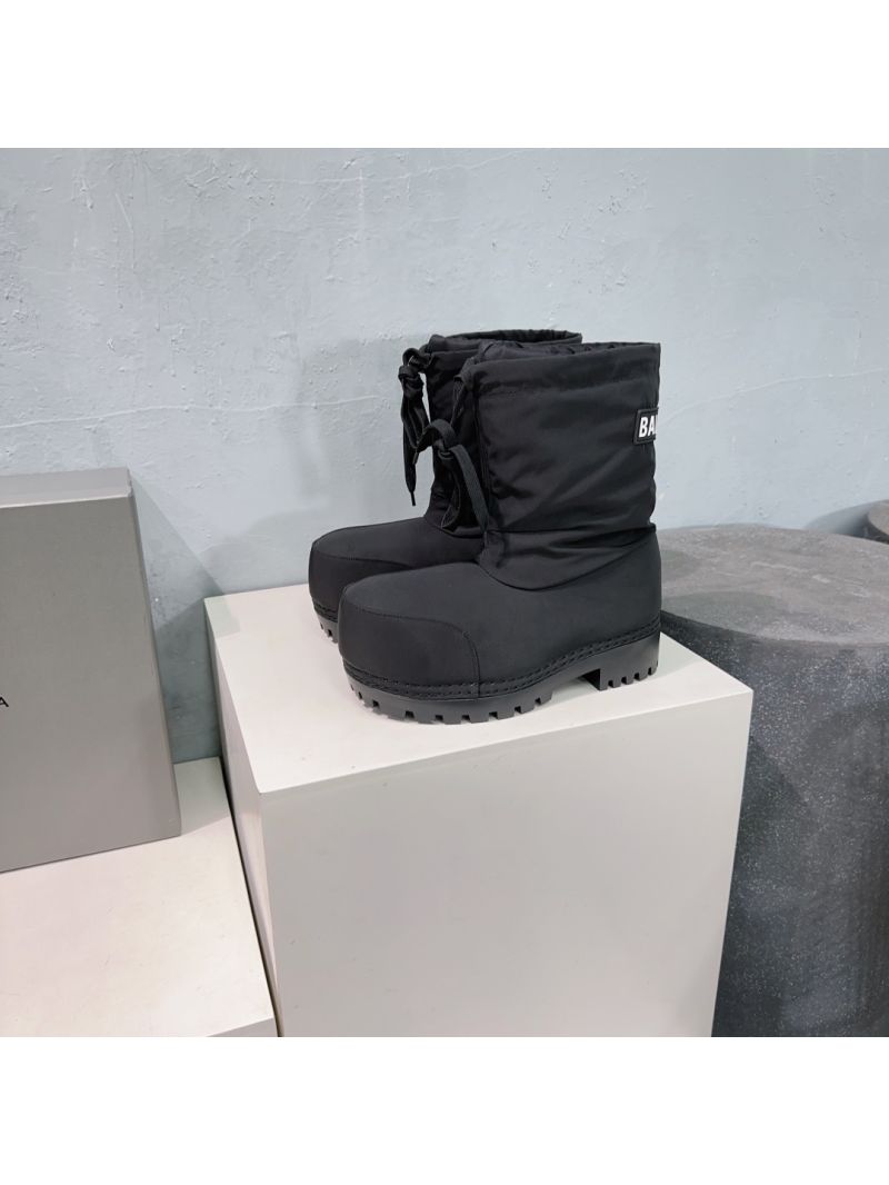 BALENCIAGA ALASKA UNISEX LOW BOOT IN NYLON 780561 BLACK