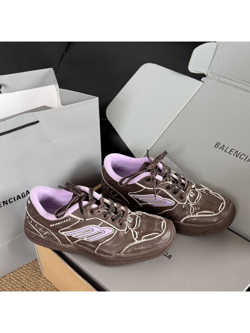 Balenciaga Hamptons Worn-out Sneaker 841765 Brown Lilac