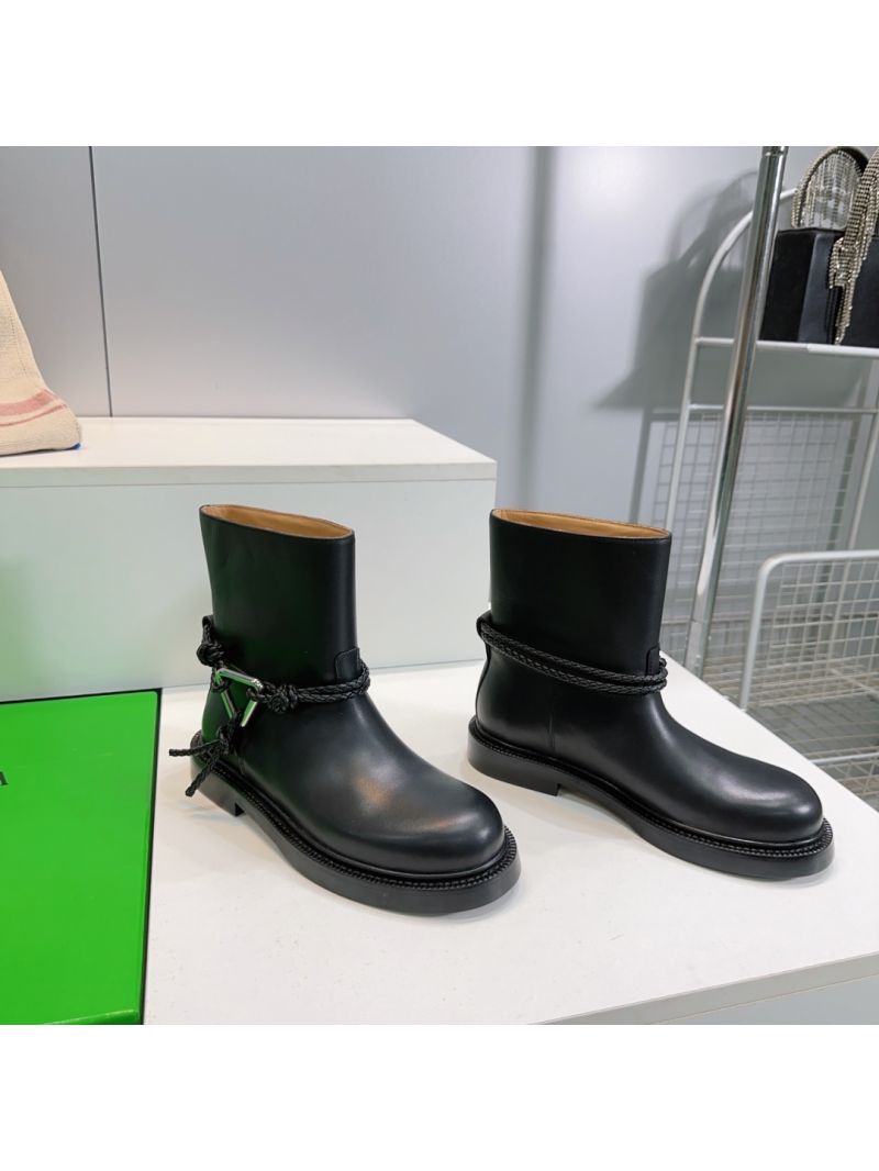 Bottega Veneta BV James Ankle Boot in Calfskin 843951 Black