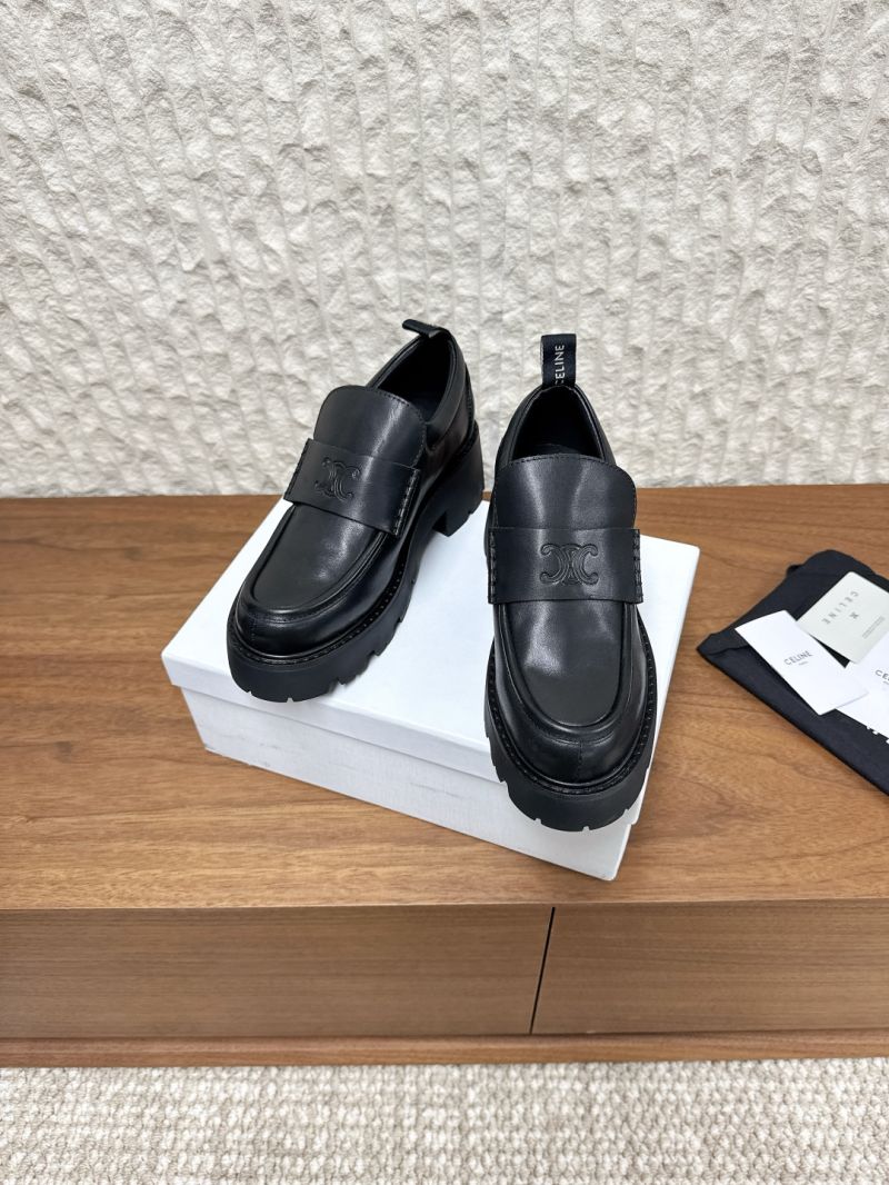 CELINE TRIOMPHE LOAFERS IN SHINY BULL 365183442C