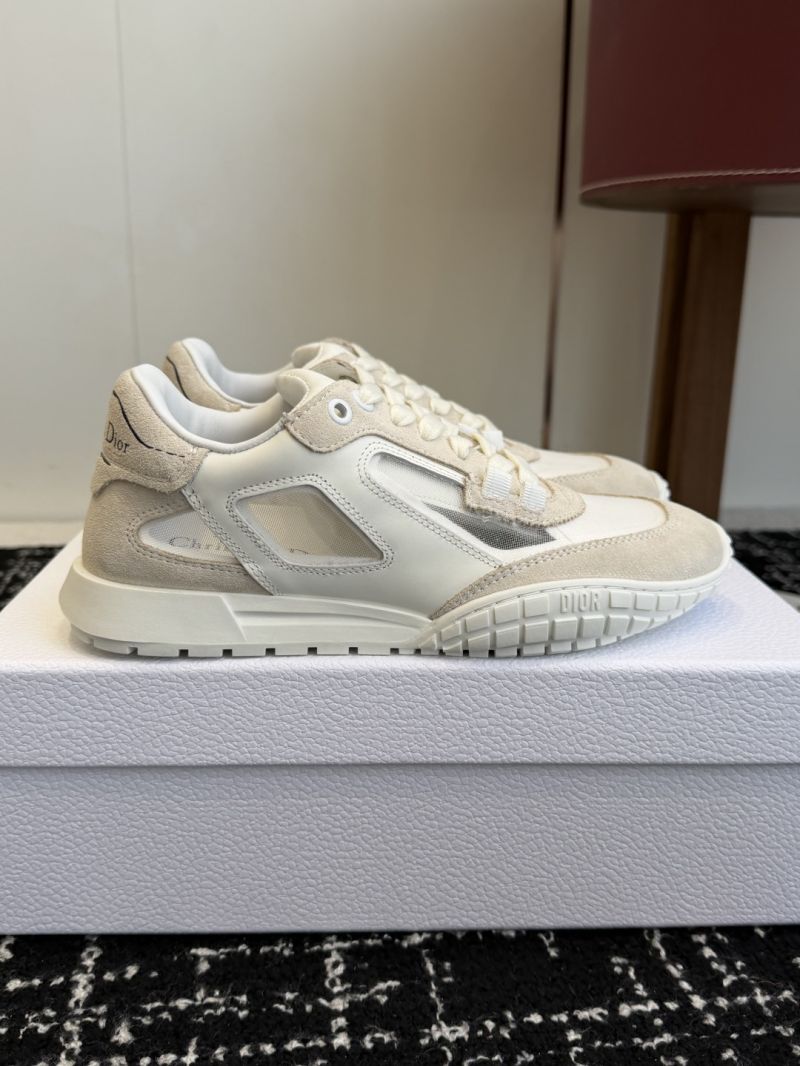 DIOR TECH SNEAKER LIGHT BEIGE SUEDE CALFSKIN AND TRANSPARENT MESH KCK506