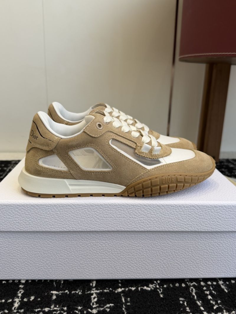 DIOR TECH SNEAKER ROPE BEIGE SUEDE CALFSKIN AND TRANSPARENT MESH KCK506