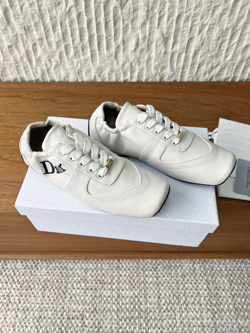 DIOR COEUR SNEAKER LAMBSKIN KCK529LAB ECRU