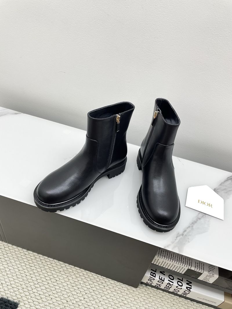 Dior D-Town Ankle Boot Black Brushed Calfskin KCT129A