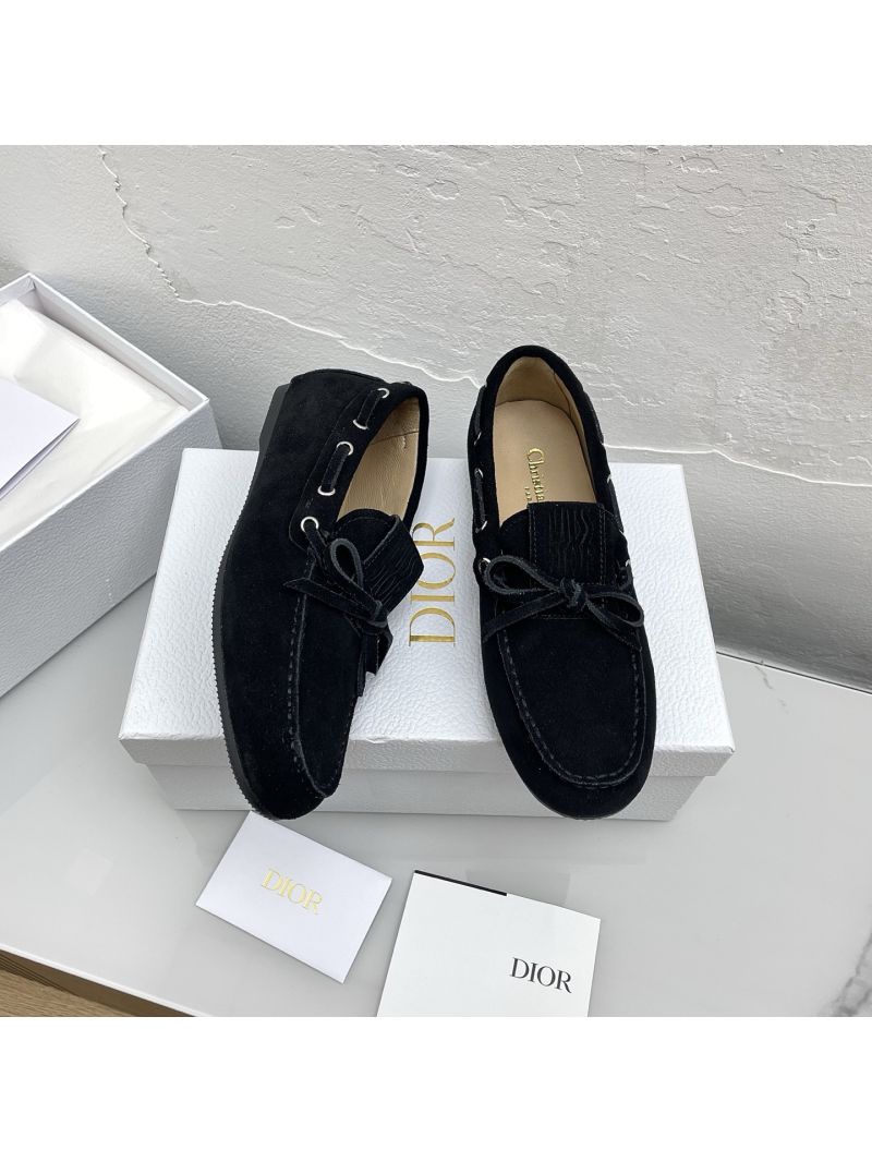 Dior Miss Dior Street Loafer Black Suede Calfskin KDB978SUE