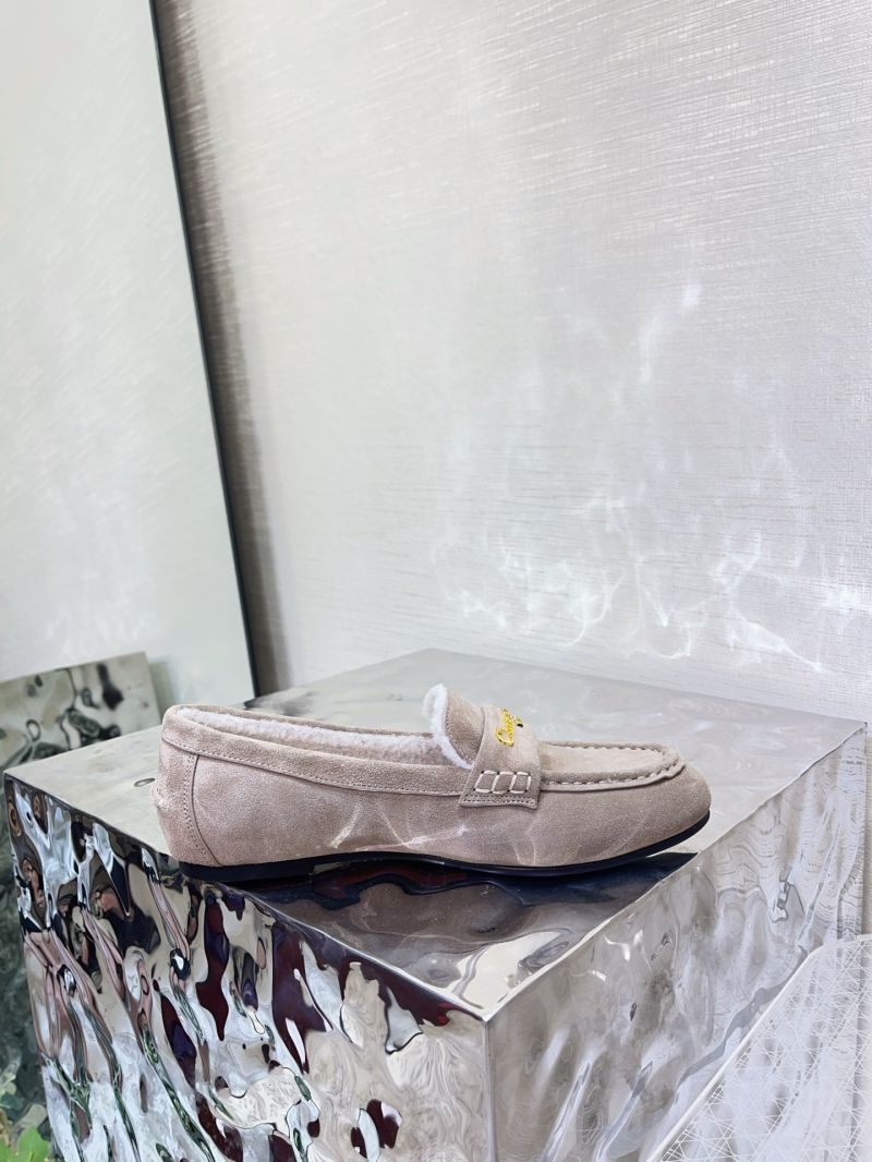 DIORALPS DIOR BOY LOAFER ROPE BEIGE SUEDE CALFSKIN KDF038