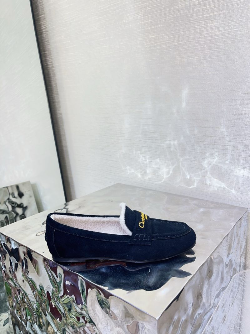 DIORALPS DIOR BOY LOAFER ROPE BLACK SUEDE CALFSKIN KDF038