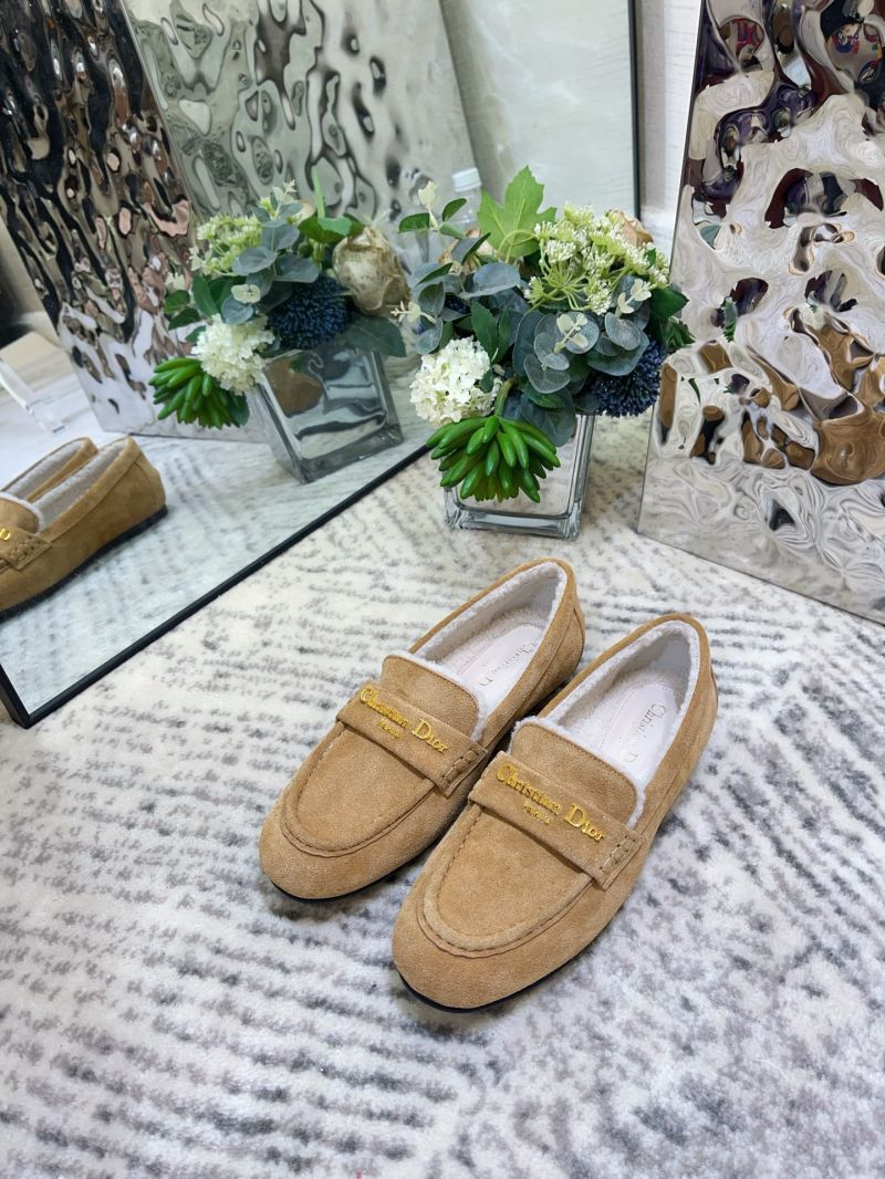 DIORALPS DIOR BOY LOAFER ROPE BEIGE CAMEL CALFSKIN KDF038