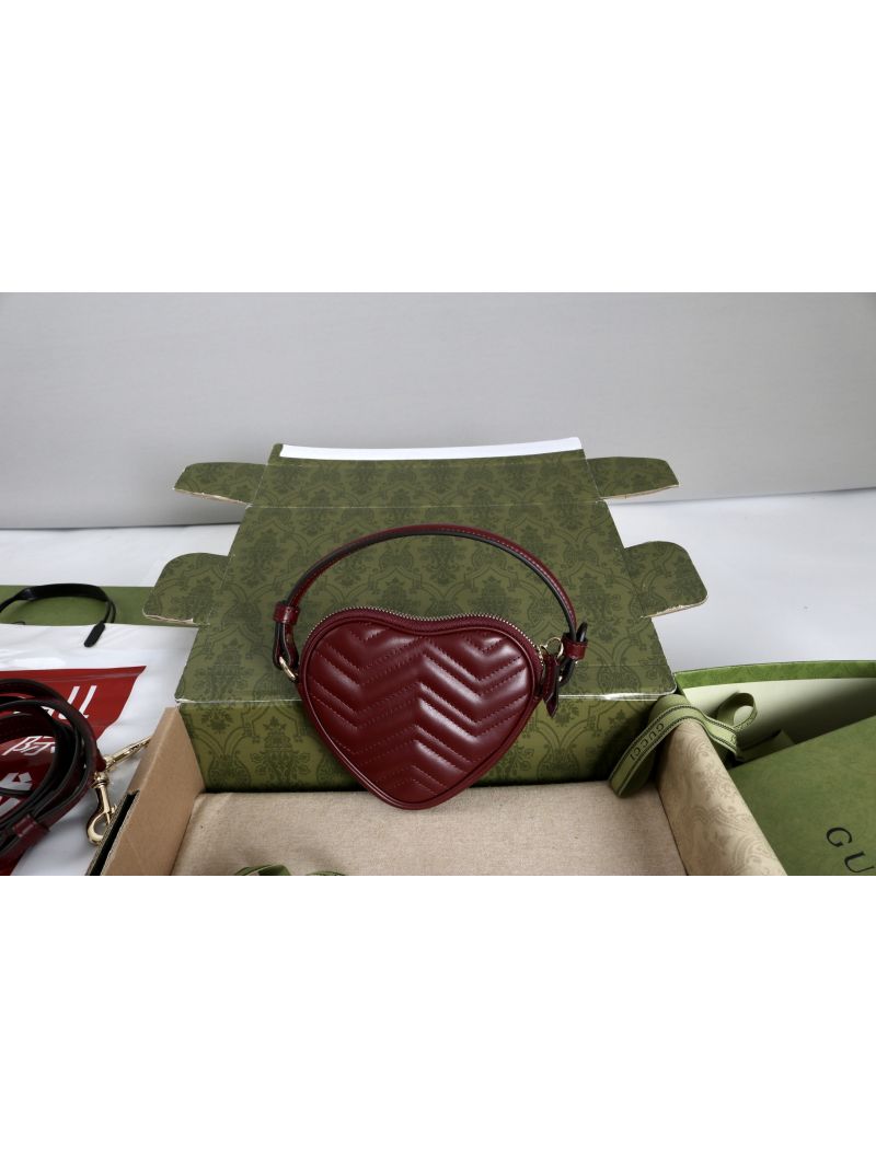 Gucci GG Marmont mini bag 837753 Rosso Ancora red