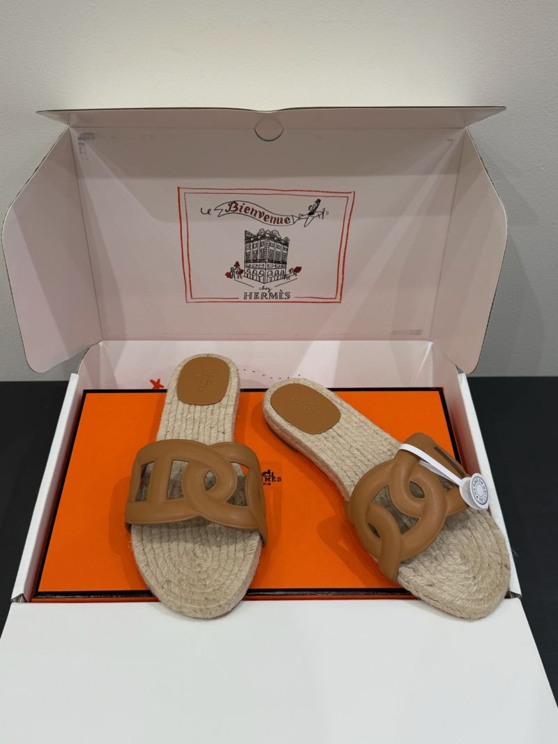 Hermes Famosa Espadrille H222151Z Brown