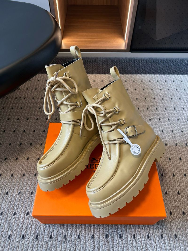 Hermes Land Ankle Boot H252104Z Beige