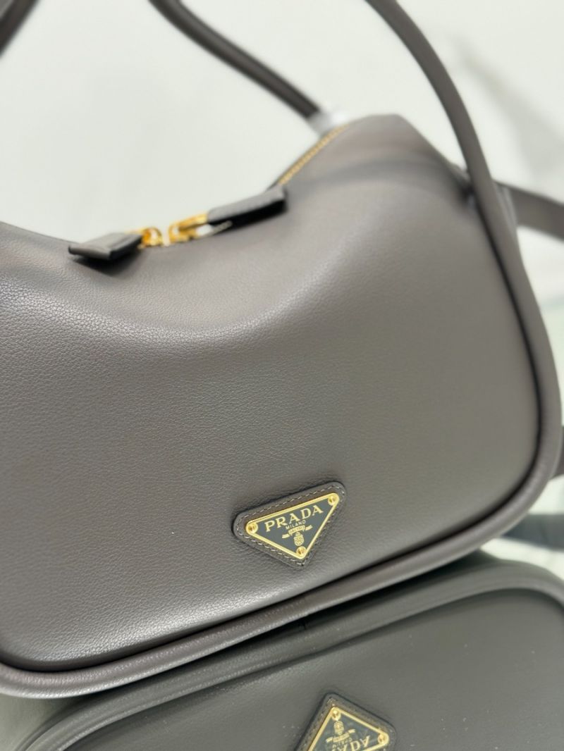 Prada Darling leather handbag 1BA451 Clay