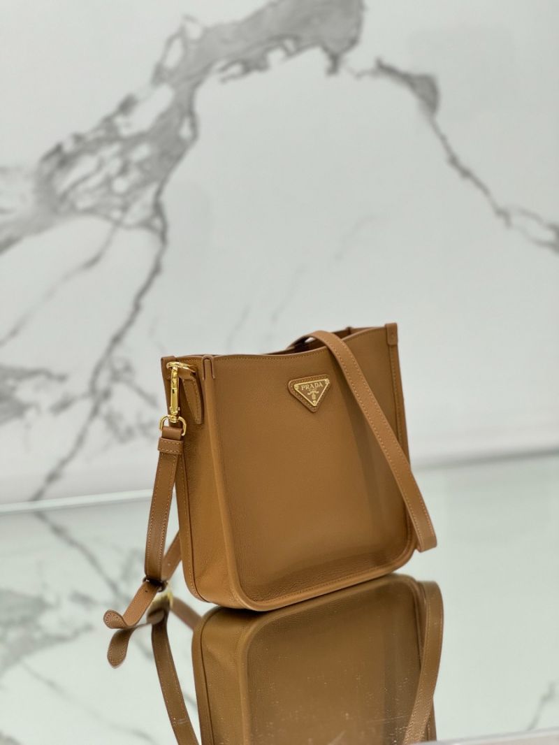 Prada 25SS New Leather mini shoulder bag 1BH191 Caramel