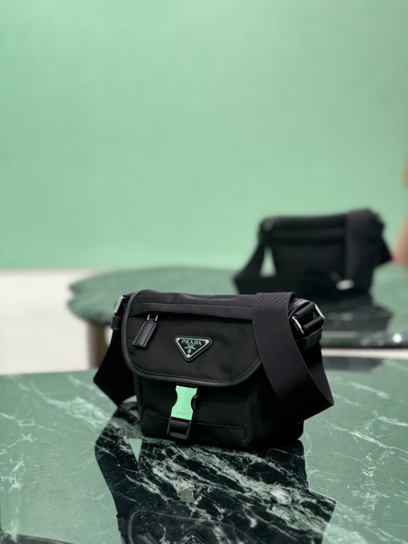 Prada Re-Nylon and Saffiano leather shoulder bag 2VD070