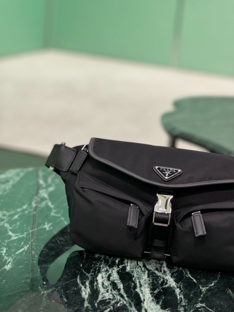 Prada Re-Nylon and leather shoulder bag 2VH174