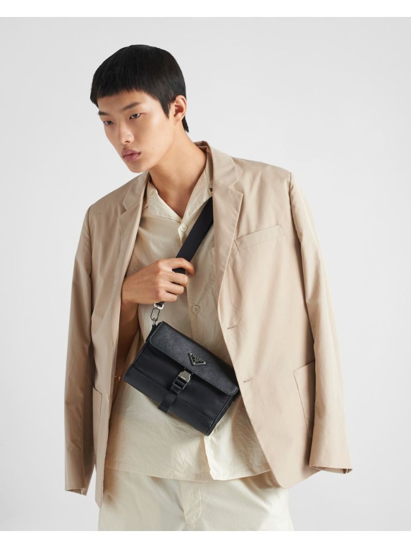 Prada Re-Nylon and Saffiano shoulder bag 2VD053