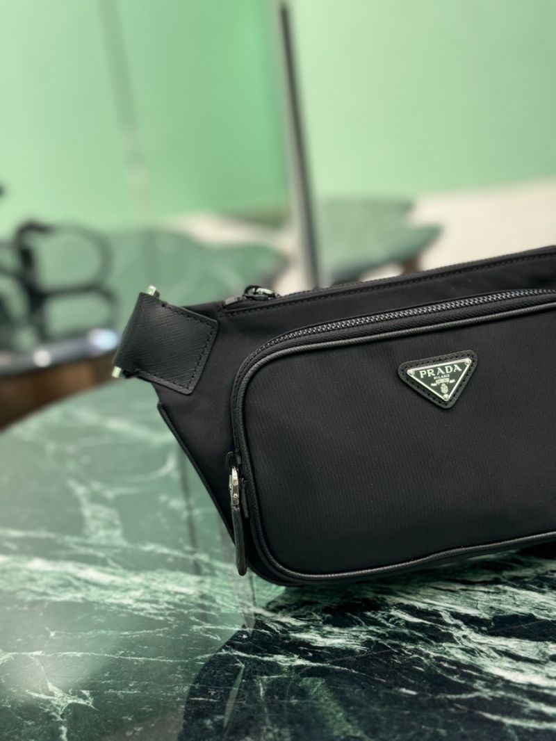 Prada Re-Nylon and Saffiano leather shoulder bag 2VH128