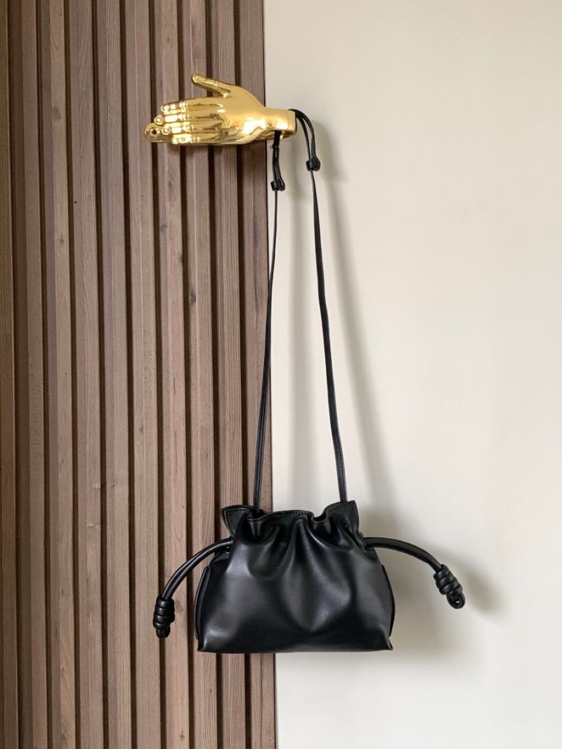 Loewe Flamenco Clutch In Nappa Calfskin A411FC1 Black