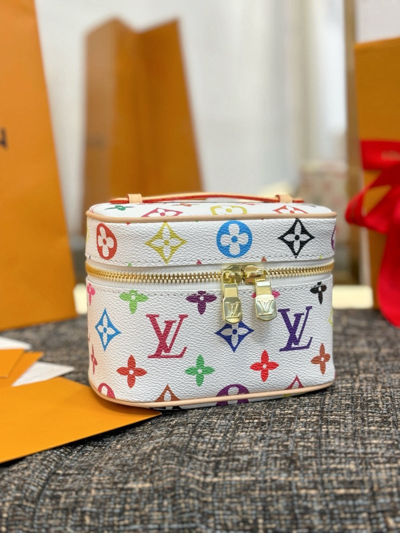 Louis Vuitton LV x TM Nice Nano M14033 LV x Murakami Multicolored White