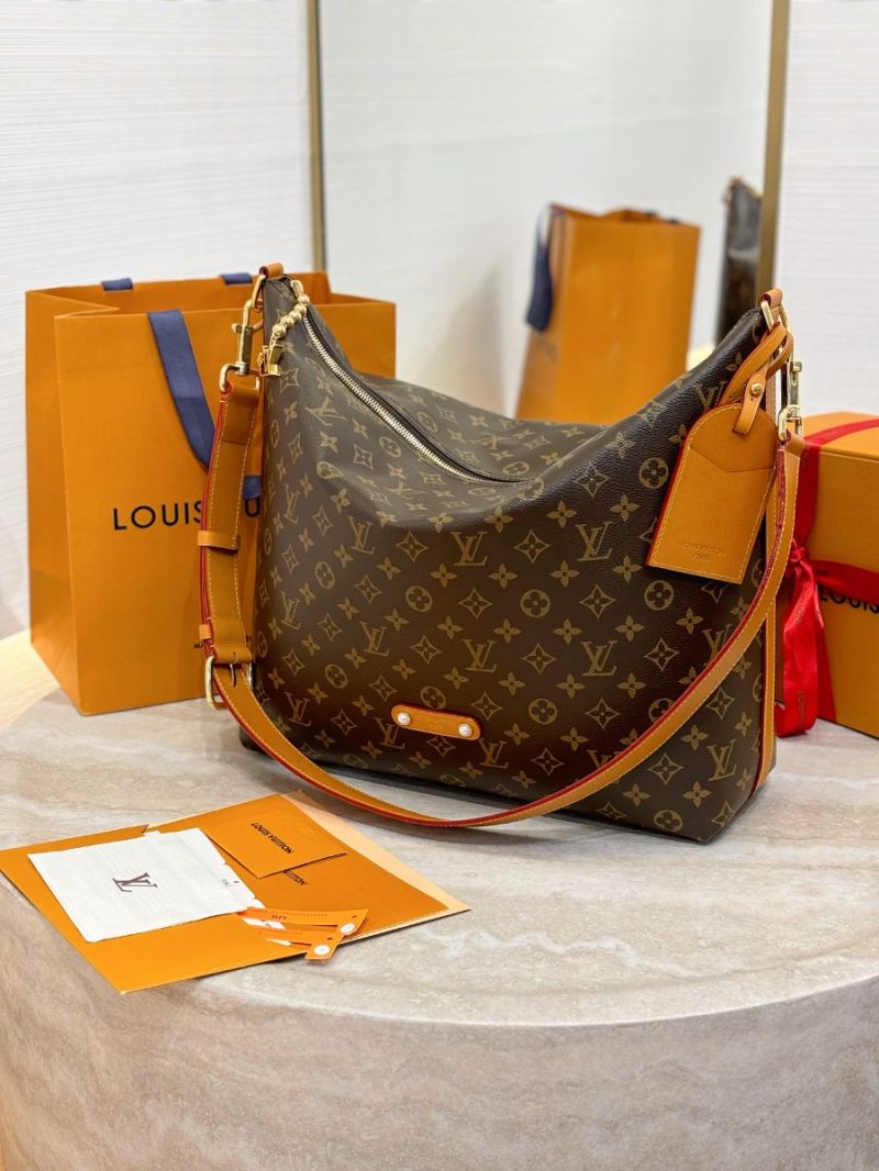 Louis Vuitton LV Vagabond Hobo M14018 Monogram Canvas