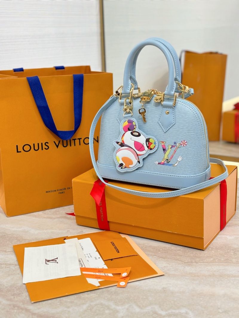 Louis Vuitton LV x TM Alma BB M13670 Epi Leather Washed Blue