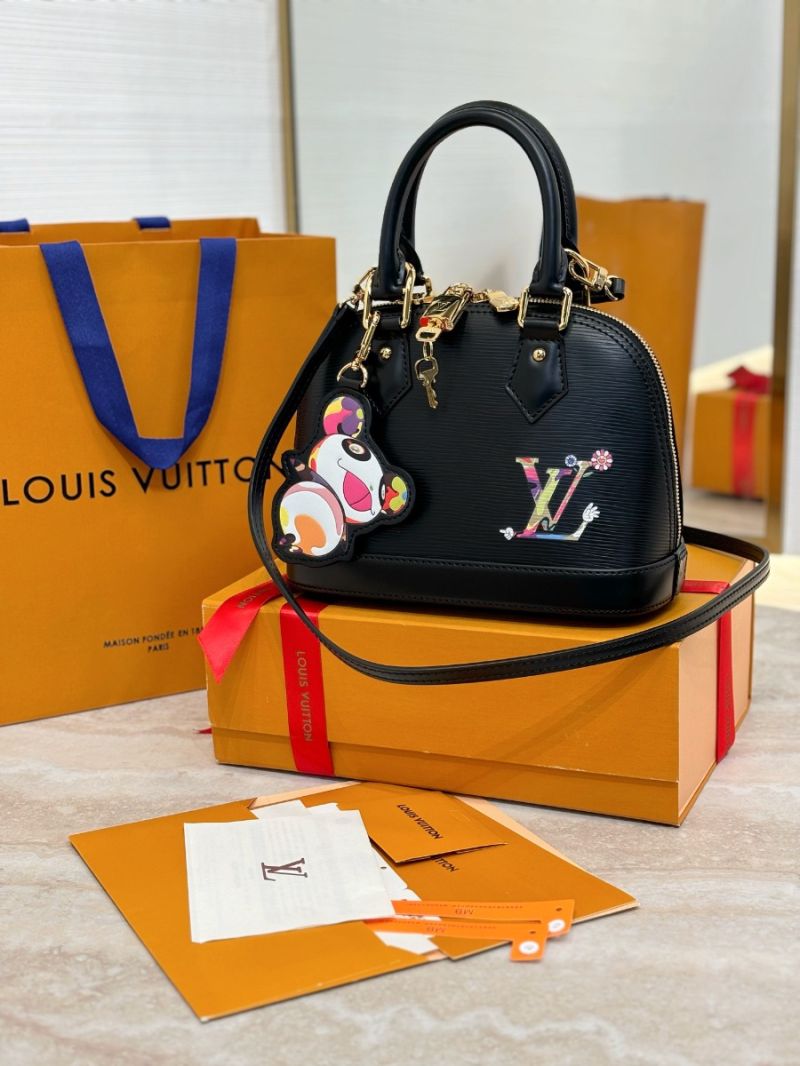 Louis Vuitton LV x TM Alma BB M13670 Epi Leather Black