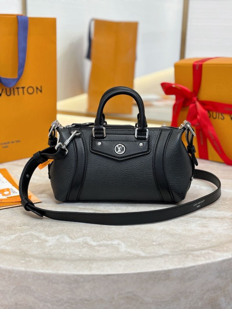 Louis Vuitton Nano LV Biker Lambskin and Cowhide M14623 Black