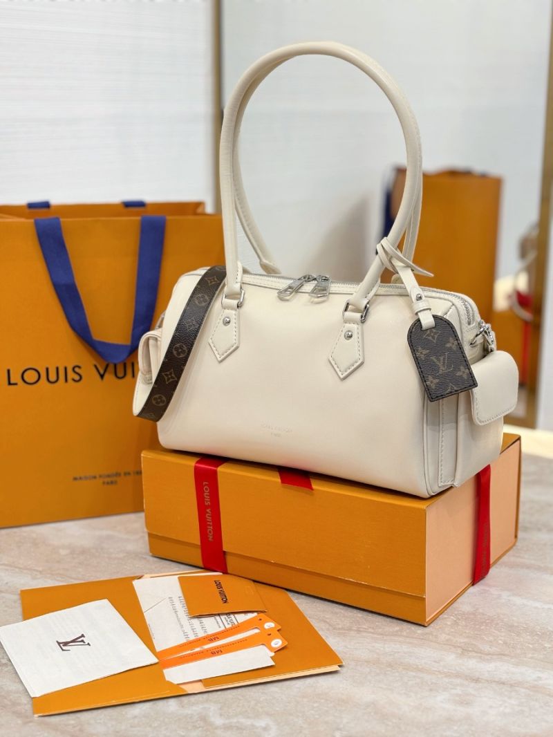 Louis Vuitton LV Speedy Cargo Vibe in Lambskin M12934 Vanilla