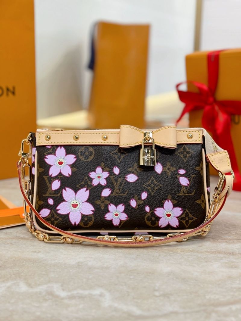 Louis Vuitton LV x TM Pochette Accessoires M13666 Murakami collection Cherry Blossom