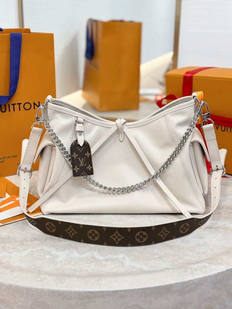 Louis Vuitton CarryAll Cargo Vibe PM in Lambskin M12919 Vanilla