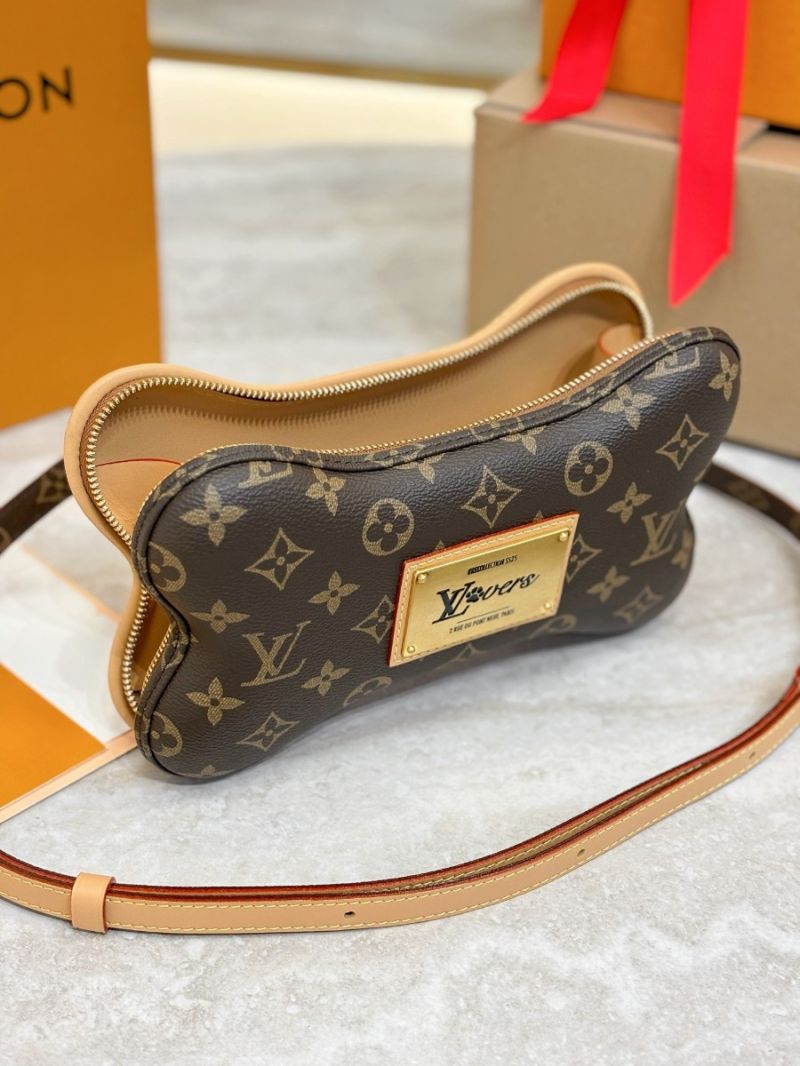 Louis Vuitton Bone Mini Bag Monogram Canvas with LV Lovers Plaque M12615