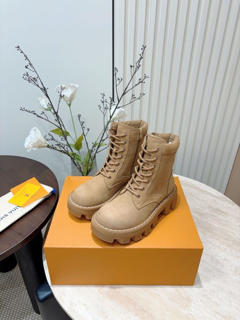 Louis Vuitton LV Unisex Men Female Checker Ranger Boot 1AD9TK Beige