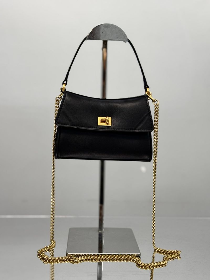 Balenciaga Women's Rodeo Nano Bag With Chain In Black 819429