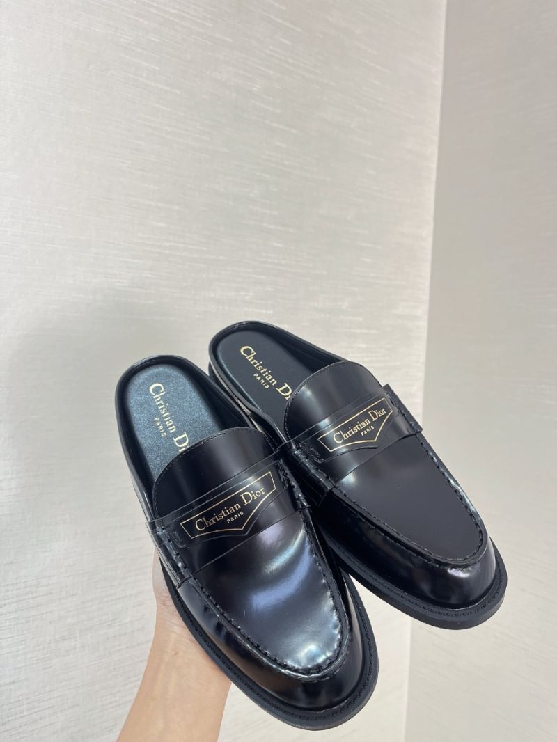 Dior Boy Mule Black Brushed Calfskin KDB920