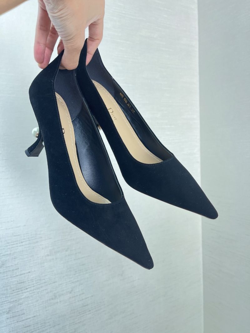 Dior Tribales Pump Black Suede Goatskin KCV215V