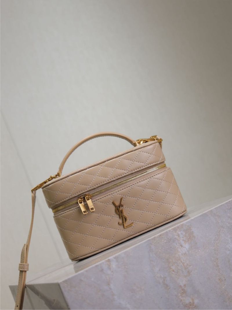 Saint Laurent YSL Gaby Vanity Bag In Lambskin 7667311 DK toffee