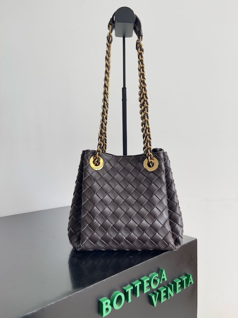 Bottega Veneta BV Small Parachute Chain Shoulder Bag 817175 fondant