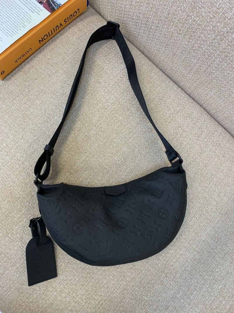 Louis Vuitton LV Hamac Bag PM Monogram Shadow Calfskin M12510 Black