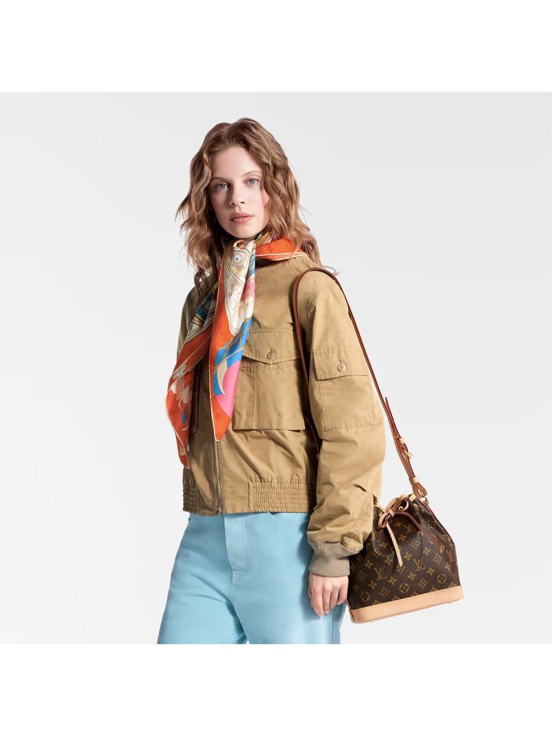 Louis Vuitton 18mm Silk Scarf, Orange 'Journey' Print, Luxurious Double-Sided Finish